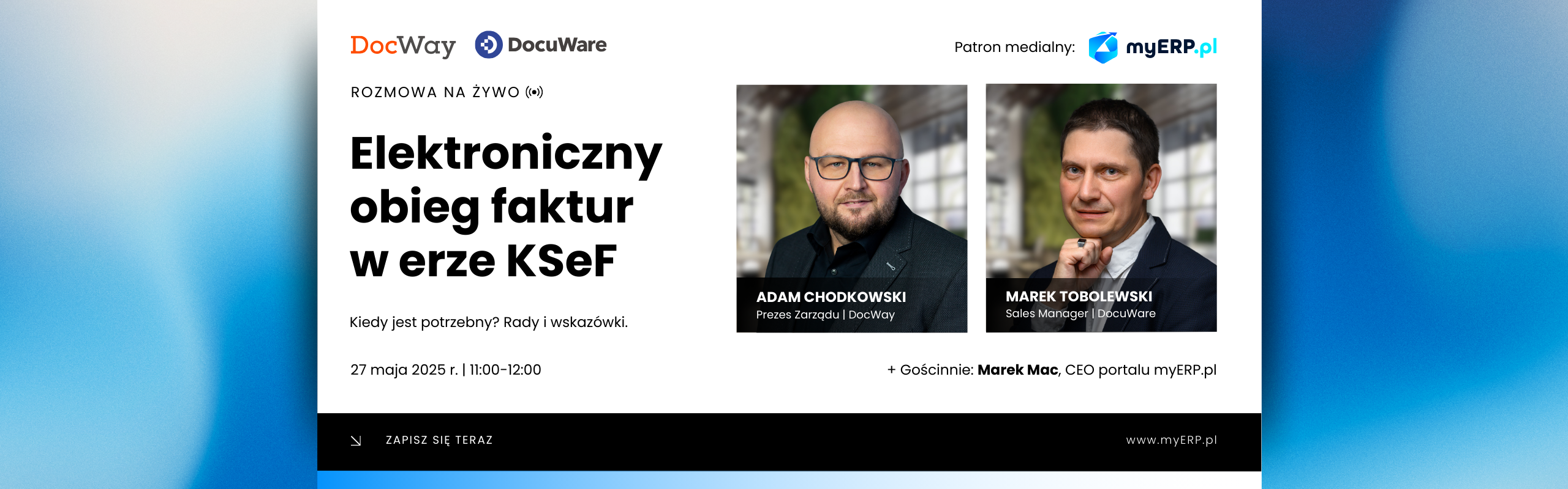 Obrazek wyróżniający wydarzenia 'Elektroniczny obieg faktur w erze KSeF – Kiedy jest potrzebny? Rady i wskazówki.'