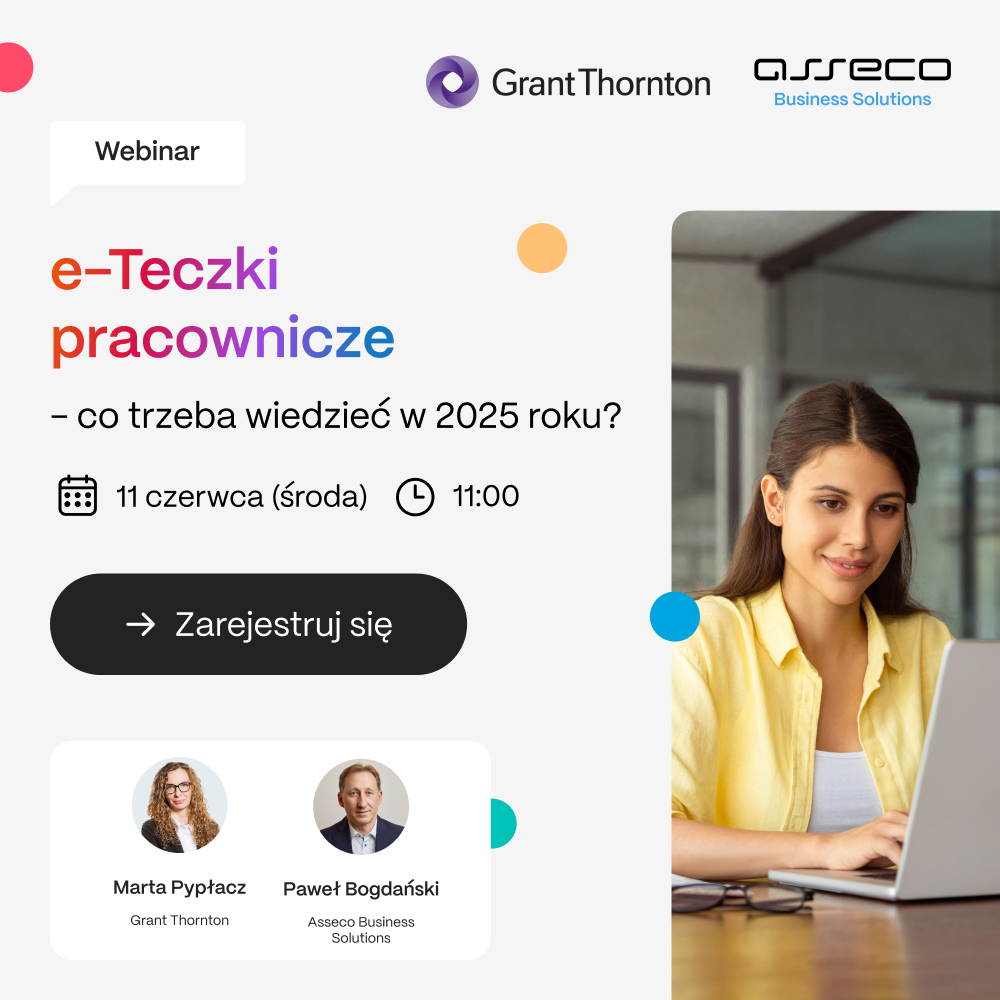 Obrazek wyróżniający wydarzenia 'e-Teczki pracownicze – co trzeba wiedzieć w 2025 roku?'