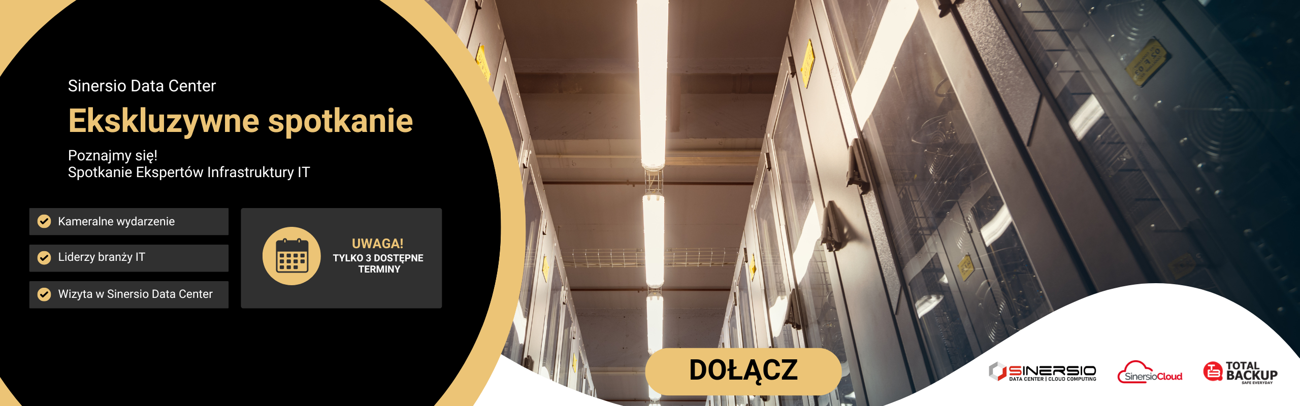 Obrazek wyróżniający dla 'Spotkanie Ekspertów Infrastruktury IT w Sinersio Data Center'