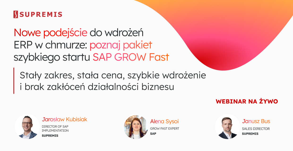 Webinar Supremis SAP Grow Fast