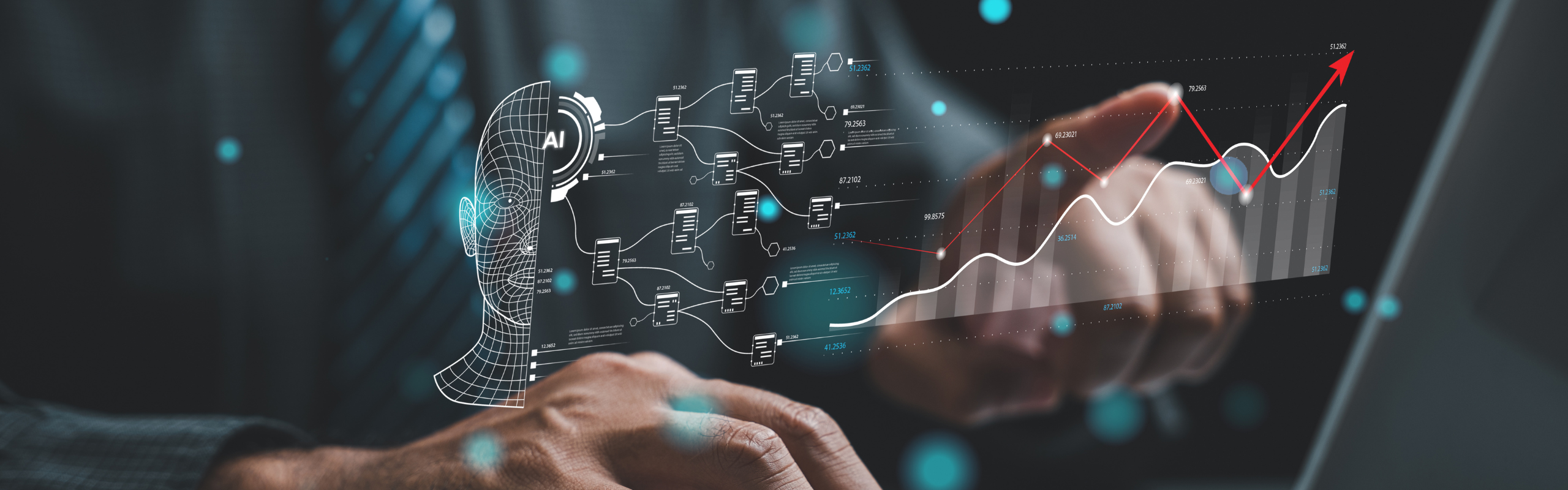 AI drives insights from data analytics, powering business strate